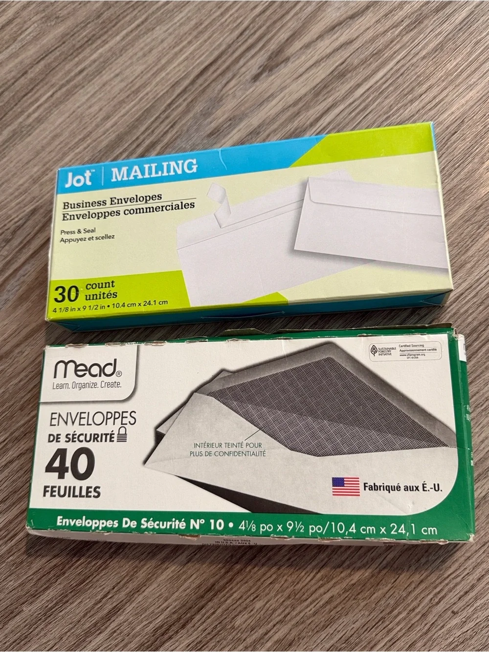 Jot & Mead White Envelopes